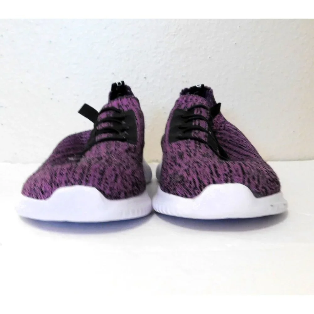 Tiosebon Slip-On Walking Sneakers Size 43 11 Purple Lightweight Stretch Comfort - Picture 4 of 10